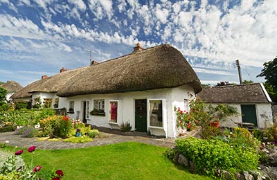 casas bonitas pontilham o interior da irlanda casas bonitas pontilham a paisagem irlandesa